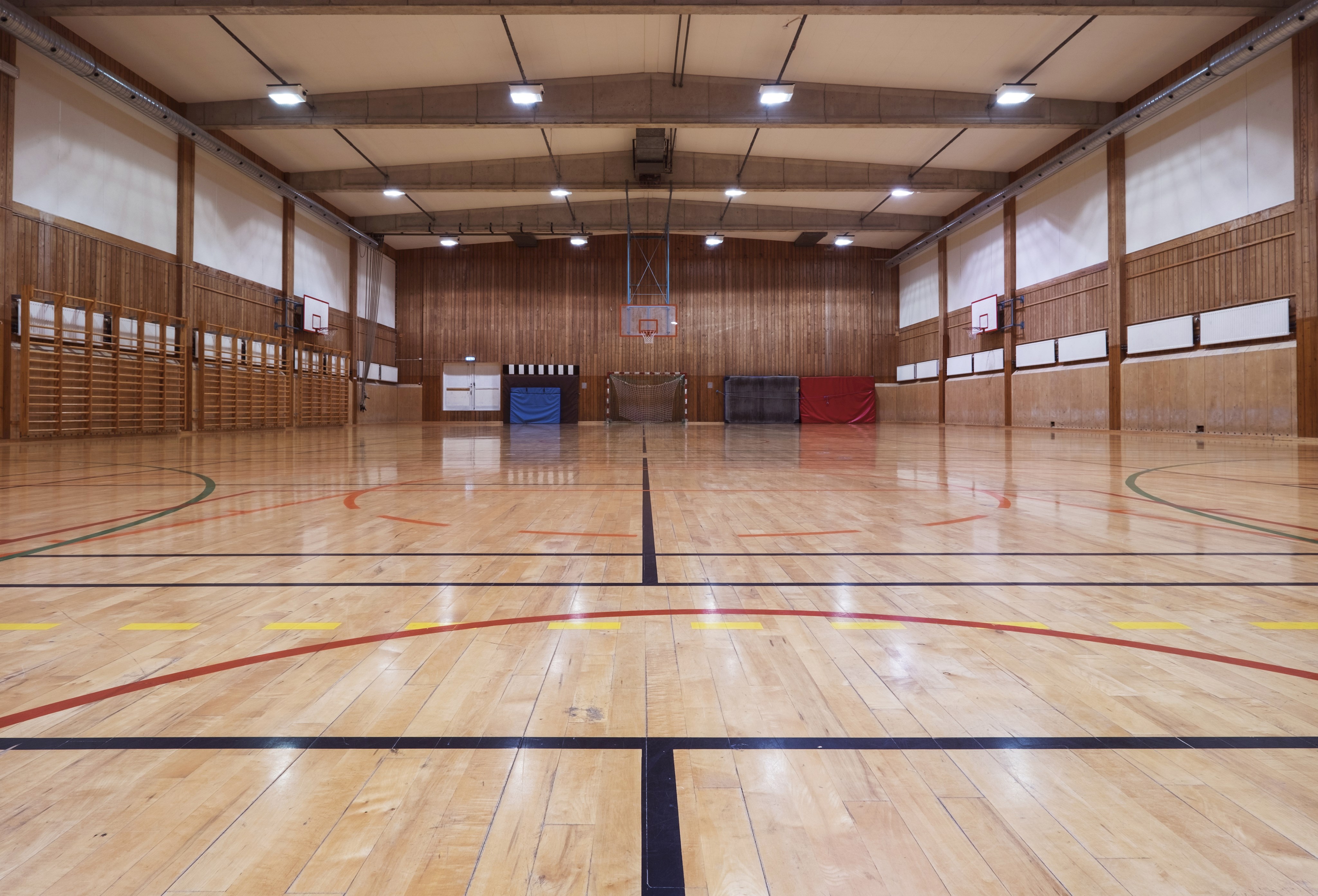 Turnhalle Dulchingen Leere Turnhalle
